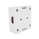 Розетка RITAR FTP 8P8C RJ45 2 порт Cat-6,  накладна біла Q250 Зображення