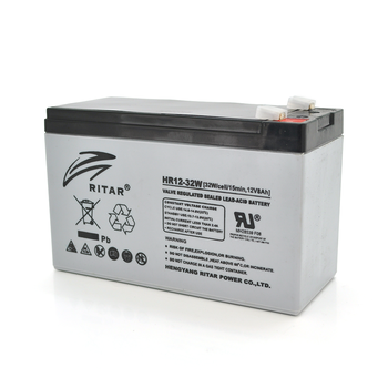 Акумуляторна батарея AGM RITAR HR1232W, Gray Case, 12V 8.0Ah ( 151 х 65 х 94 (100 ) 2.20kg Q10 Изображение