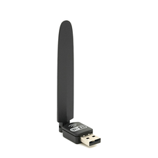 Бездротовий мережевий адаптер з антеною 10см Wi-Fi-USB LV-UW10SRK -2DB 8188, 802.11bgn, 150MB, 2.4 GHz, WIN7 /XP/Vista/2K/MAC/LINUX Изображение