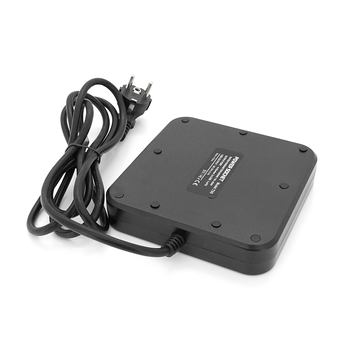 Мережевий фільтр ТВ-Т90, 4 розетки + 3 USB, 2 м, перетин 3х0, 75мм, 3000W, Black, Box Зображення