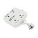Мережевий фільтр ТВ-Т90, 4 розетки + 3 USB, 2 м, перетин 3х0, 75мм, 3000W, White, Box Изображение