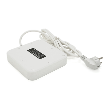 Мережевий фільтр ТВ-Т90, 4 розетки + 3 USB, 2 м, перетин 3х0, 75мм, 3000W, White, Box Изображение