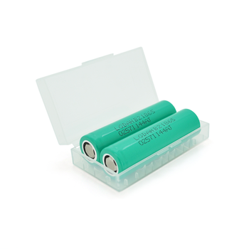 Акумулятор 18650 Li-Ion LG LGDBHB21865, 1300mAh, 30A, 4.2/3.7/2.5V, GREEN, PVC BOX, 2 шт. в упаковці, ціна за 1 шт. Зображення
