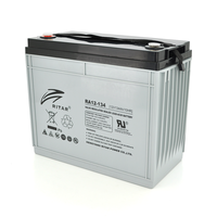 Акумуляторна батарея AGM RITAR RA12-134, Gray Case, 12V 134.0Ah ( 340 x 173 x 287 ) Q1 Зображення