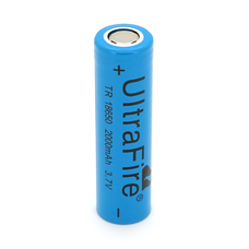 Акумулятор Li-ion UltraFire 18650 2000mAh 3.7V, Blue, 2 шт. в упаковці, ціна за 1 шт Изображение