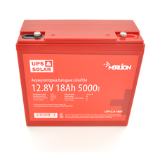 Літій-залізо-фосфатний акумулятор Merlion LiFePO4 12.8V 18AH (4S3P/BMS-20A), (179x75x167) for UPS, до 5000 циклів, Q6 Изображение