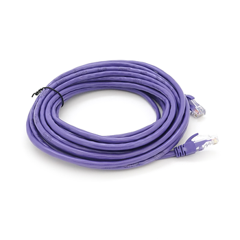 Патч-корд литий RITAR, UTP, RJ45, Cat.5e, 7,5m, фіолетовий, Cu (мідь) Зображення