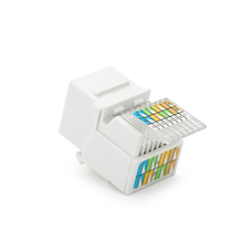 Модуль вузький Keystone Jack RJ-45 кат.6e UTP,17,2 мм,  Q200 Зображення