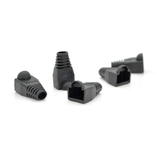 Ковпачок ізолюючий Merlion RJ-45 Black Cat.5 (100 шт / уп.) Q100 Изображение