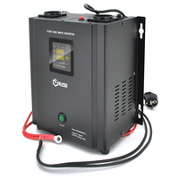 ДБЖ з правильною синусоїдою Europower PSW-EP800WM12 (480 Вт) 5/10А  настінний, під зовнішню АКБ 12В , Q2  (355*325* 215) 5,75 кг (255*218 (256) *150) Зображення