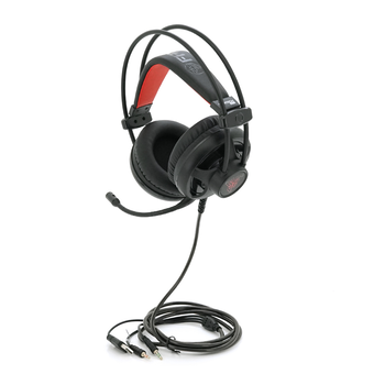 Ігрові навушники з мікрофоном Fantech HG13, Black, USB підсвічування, Color Box (226 * 205 * 114) 0,48кг Зображення