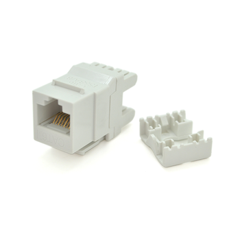 Модуль вузький Keystone Jack RJ-45 кат.6 UTP, 17,2 мм, Q100 Зображення