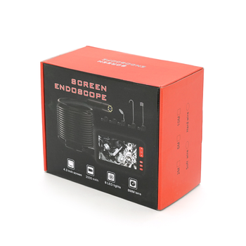 Ендоскоп F200, міні камера 8 mm, LCD дисплей-4.3 дюйма, підсвічування 8 світлодіодів, довжина кабелю 10м Зображення