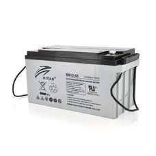 Акумуляторна батарея AGM RITAR RA12-65, Gray Case, 12V 65.0Ah (350 x 167 x 182) Зображення