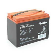 Тягова акумуляторна батарея  AGM MERLION 6-DZM-45, 12V 45Ah M5  (222*1211*175) Изображение