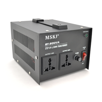 Перетворювач напруги MSKJ ST-800VA (500 Вт) Трансформаторний Input 220 V/Output 110 V, + 2 універсальні розетки Изображение