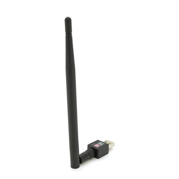 Бездротовий мережний адаптер з антеною 5DBI Wi-Fi-USB Merlion LV-UW02-5DB,7601,802.11bgn, 150MB, 2.4 GHz, WIN7/XP/Vista/2K/MAC/LINUX, Blister Q200 Зображення