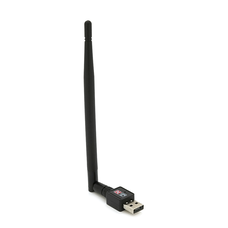 Бездротовий мережний адаптер з антеною 5DBI Wi-Fi-USB Merlion LV-UW02-5DB,7601,802.11bgn, 150MB, 2.4 GHz, WIN7/XP/Vista/2K/MAC/LINUX, Blister Q200 Зображення