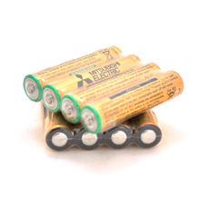 Батарейка лужна MITSUBISHI 1.5V AAA/LR03, 4S shrink pack, 400pcs/ctn Зображення