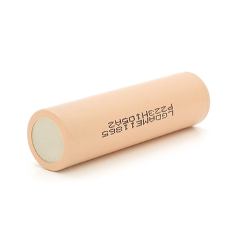 Акумулятор 18650 Li-Ion LG INR18650 ME1 (LGDAME11865), 2100mAh, 4.2A, 4.2 / 3.65 / 2.8V, Orange, 2 шт. в упаковці, ціна за 1 шт Зображення