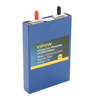 Осередок Vipow 3.2V 30AH для складання LiFePo4 акумуляторів, (100 x 20 x 148) мм, Q12 Изображение