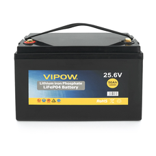 Акумуляторна батарея Vipow LiFePO4 25,6V 50Ah з вбудованою ВМS платою 40A (330*175*225) Изображение