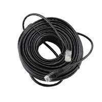 Патч-корд литий RITAR, CCA, UTP, RJ45, Cat.5e, 30m, чорний Q75 Изображение