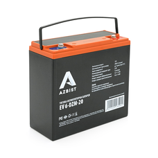 Тягова акумуляторна батарея AGM AZBIST 6-DZM-20, 12V 20Ah M4 (181х77х167 мм)  Q3 Изображение