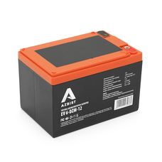 Тягова акумуляторна батарея AGM AZBIST 6-DZM-12, 12V 12Ah  M5 (151х98х101 мм)   Black Q3 Изображение