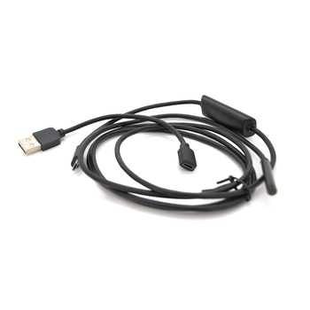 Універсальний ендоскоп 3в1 (USB+MicroUSB/Type-C) для смартфона/ПК, камера 5.5мм, м'який кабель 1м, з LED-підсвічуванням, IP67 Зображення