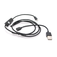 Універсальний ендоскоп 2в1 (USB/MicroUSB) для смартфона/ПК, камера 5.5мм, м'який кабель 1м, з LED-підсвічуванням, IP67 Изображение