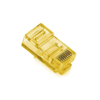 Конектор Ritar RJ-45 8P8C UTP Cat-5 (100 шт / уп.) Q100 Yellow в тубі Зображення