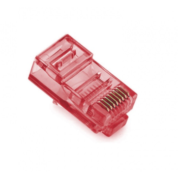 Конектор Ritar RJ-45 8P8C UTP Cat-5 (100 шт / уп.) Q100 Redk в тубі Зображення
