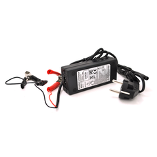 Зарядний пристрій Merlion для акумуляторів LiFePO4 12V(14,6V),4S,2A-24W + крокодили,OEM,Q70 Зображення