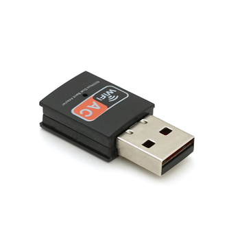 Двохдіапазонний бездротової мережевий адаптер Wi-Fi-USB Merlion LV-UAC09, RTL8811CU, 802.11bgn, 600MB, 2.4 GHz, Blister Q400 Зображення
