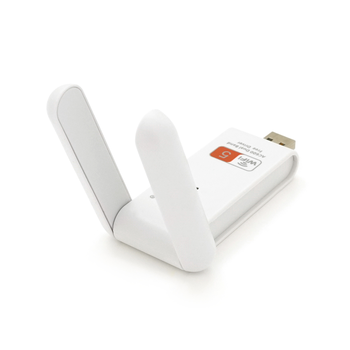 Бездротовий мережевий адаптер Wi-Fi-USB Merlion LV-UAC03D,RTL8811CU, з 2-ма антенами 10см,802.11bgn ,600MB,2.4 GHz,Blister Изображение