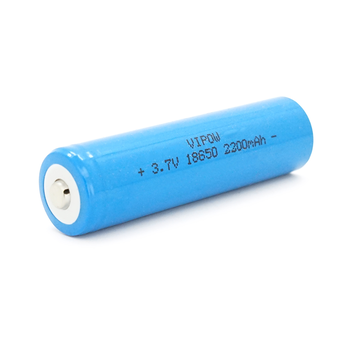 Акумулятор 18650 Li-Ion Vipow ICR18650 TipTop, 2200mAh, 3.7V, Blue Q50/500 Зображення