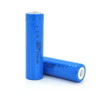 Акумулятор 18650 Li-Ion Vipow ICR18650 TipTop, 2500mAh, 3.7V, Blue Зображення