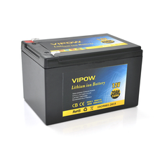 Акумуляторна батарея літієва Vipow 12 V 20Ah з елементами Li-ion 18650 з вбудованою ВМS платою, (3S10P) (151х98х95(101))мм Изображение