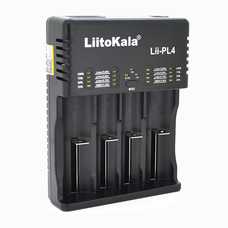 ЗУ універсальне Liitokala Lii-PL4, 4 канали, LED індикація, підтримує Li-ion, Ni-MH та Ni-Cd AA (R6), ААA (R03), AAAA, С (R14) Изображение