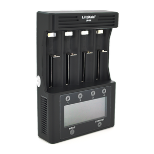 ЗУ універсальне Liitokala Lii-600, АЗУ+СЗУ, 4 канали, LCD дисплей, підтримує Li-ion, Ni-MH та Ni-Cd AA (R6), ААA (R03), AAAA, С (R14) Изображение