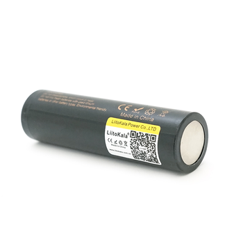 Акумулятор 18650 Li-Ion LiitoKala Lii-22A, 2200mah (2100-2300mah), 3.7V (2.75-4.2V), Black, PVC BOX Q2,  цена за 1 шт Зображення