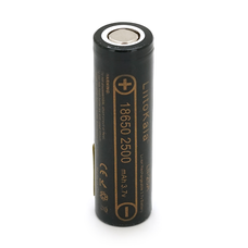Акумулятор 18650 Li-Ion LiitoKala Lii-25A, 2500mah (2450-2650mah), 3.7V (2.75-4.2V), Black, PVC BOX Q2,  цiна за 1 шт Зображення