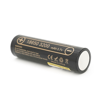 Акумулятор 18650 Li-Ion LiitoKala Lii-32A, 3200mAh (3050-3350mAh), 3.7V (2.75-4.2V), Black, PVC BOX Q2, ціна за 1 шт Зображення