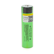 Акумулятор 18650 Li-Ion LiitoKala Lii-34B-JT, 3400mAh (3200-3400mAh), 3.7V (2.75-4.2V), Green, PVC BOX Зображення