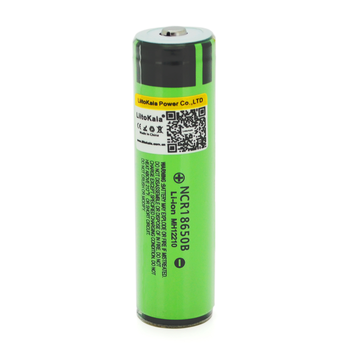 Акумулятор 18650 Li-Ion LiitoKala Lii-34B-PCB, 3400mAh (3200-3400mAh), 3.7V (2.75-4.2V), Green Зображення