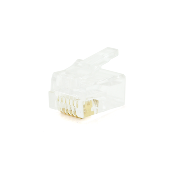 Конектор PiPo RJ-12 6P6C UTP Cat-3 (100 шт / уп.) Q10 Зображення