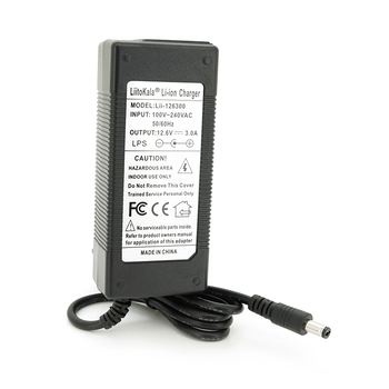 Зарядний пристрій LiitoKala Lii-126300 для Li-Ion акумуляторів 12.6V 3A, роз'єм 5.5*2.5 мм. Изображение