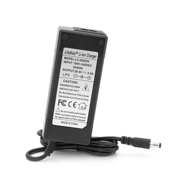 Зарядний пристрій LiitoKala Lii-294200 для Li-Ion акумуляторів 29.4V 2A, роз'єм 5.5*2.5 мм. Зображення