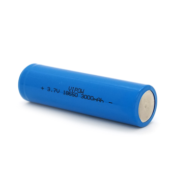 Акумулятор 18650 Li-Ion Vipow ICR18650 TipTop, 3000mAh, 3.7V, Blue Зображення